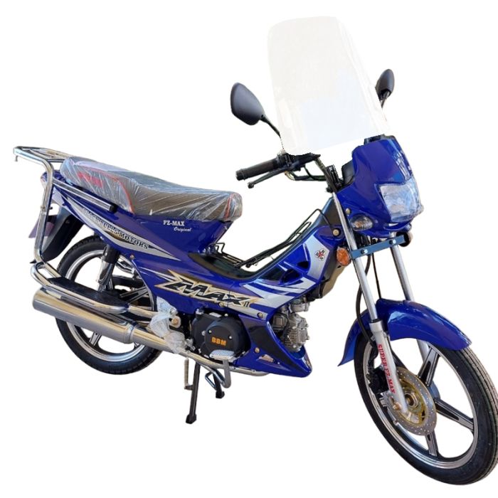 Motocycle-FORZA-BBM-FREIN-A-MAIN-107CC-Bleu