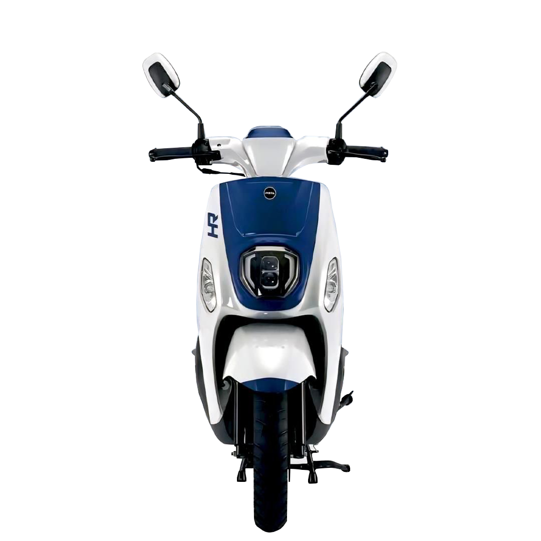 SCOOTER PISTA HR 110CC - BLANC/BLEU MATT  ( CARTE GRISE)