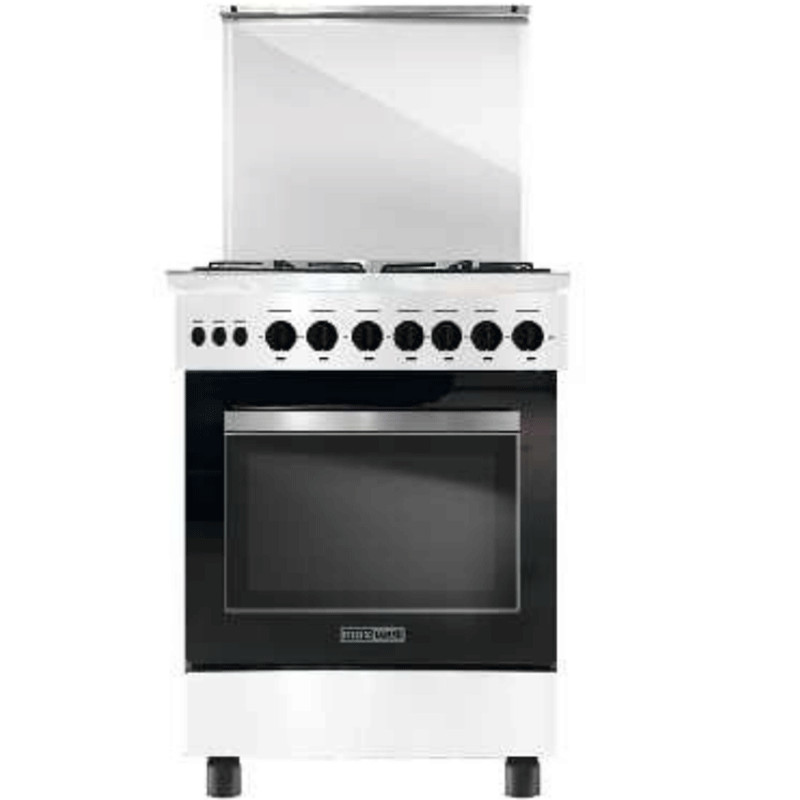 Cuisinière à Gaz Maxwell Milano MAX-CFB60GIB 4 Feux 60Cm - Blanc