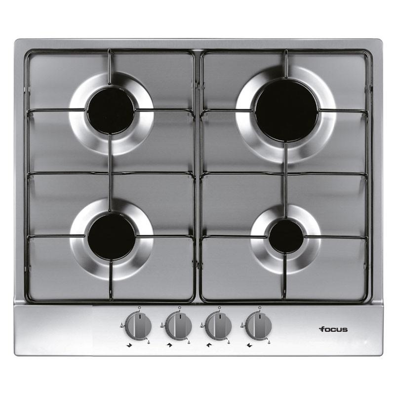 Plaque de Cuisson FOCUS F.401X 4 Feux 60 cm Inox