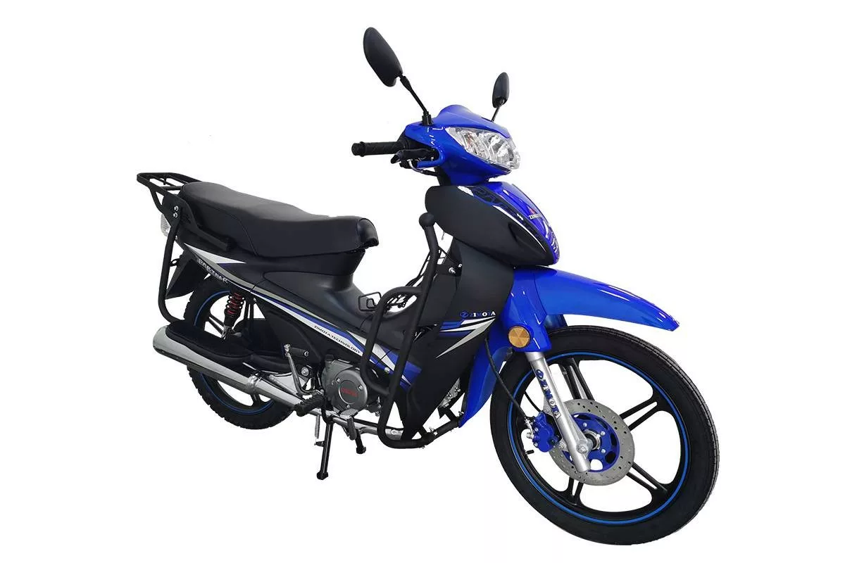 Motocycle ZIMOTA Partner 2 - 109cc - Bleu ( CARTE GRISE )