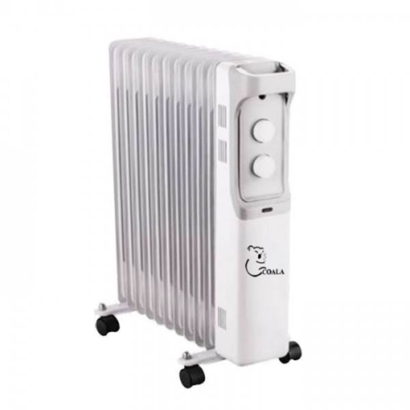 Radiateur Bain d'Huile COALA BH2500 11 Éléments 2500W - Blanc