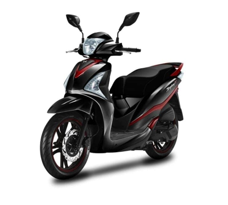 SCOOTER SYM SYMPHONY ST 125 - 125 CC - NOIR / ROUGE