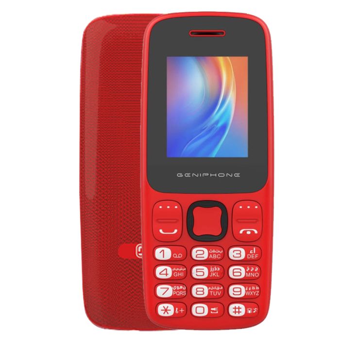 Téléphone Portable GENIPHONE A2 Mini - Rouge