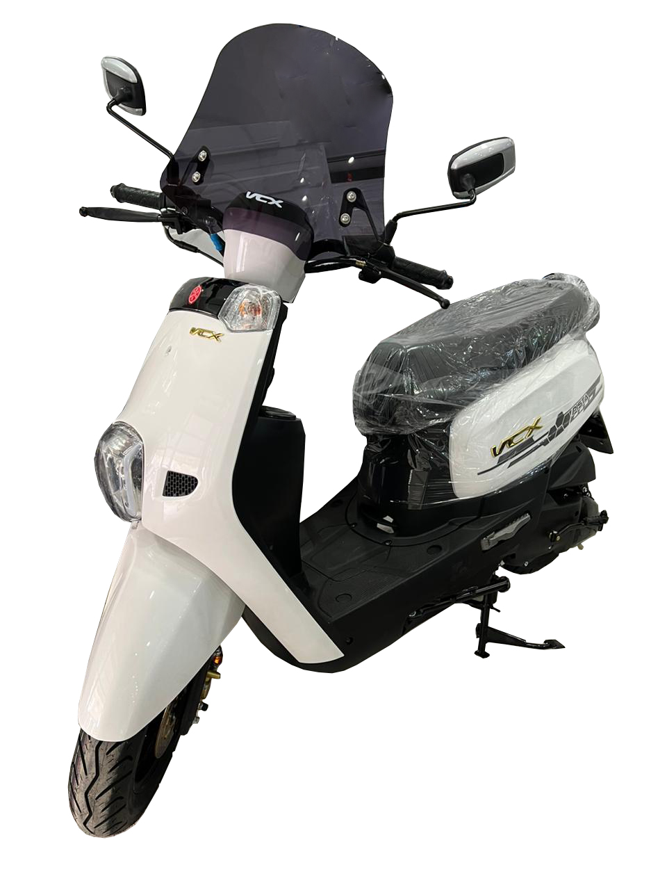 SCOOTER PISTA VCX 102CC - Blanc ( CARTE GRISE)