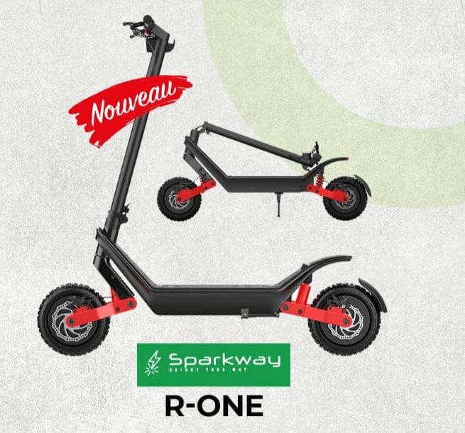 Trottinette Electrique Sparkway  R-ONE TOUT TERRAIN 2400W NOIR