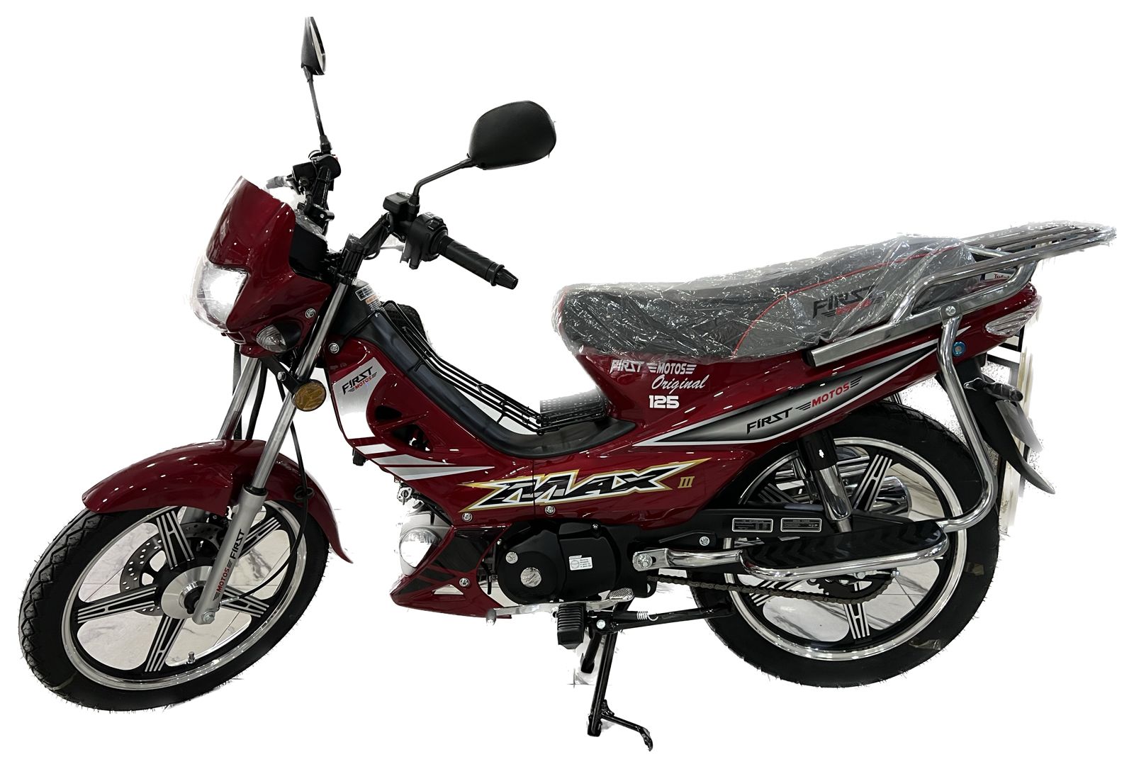 Motocycle FORZA MOTOSTARS FIRST MAXIII 3- 125CC  ROUGE ( CARTE GRISE)