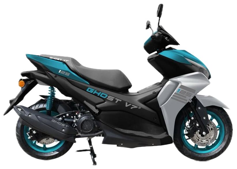 SCOOTER GHOST V7 125CC - BLEU/GRIS