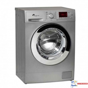 Machine à laver MONT BLANC WM1212S - 12kg - 1200 tr SILVER BIG DOOR ECO WASH