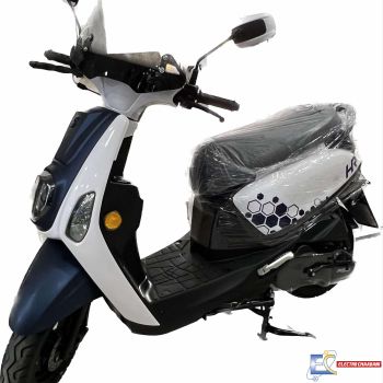 SCOOTER PISTA HR 110CC - BLANC/BLEU MATT  ( CARTE GRISE)