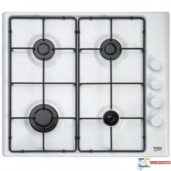 Plaque de Cuisson BEKO HIZG64120W 4 Feux 60 cm Blanc