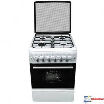 Cuisinière ORIENT OC-60-60 TB 60 Cm - 4 Feux - Blanc - Gaz Bouteille