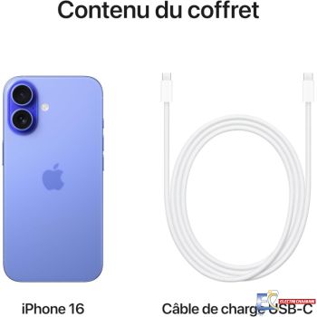 iPhone 16 128Go ULTMARINE - APPLE