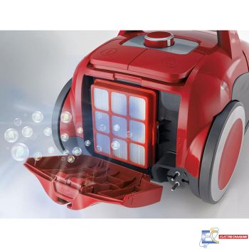 Aspirateur traineau G Force Air Compact Sans Sac Hisense VC1901GACRCY - 1900 W - Rouge