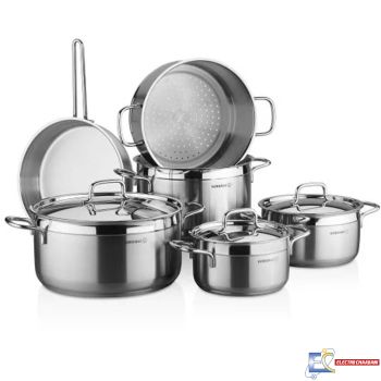 Set De Cuisine Korkmaz Alpha A1998 10 Pièces Inox