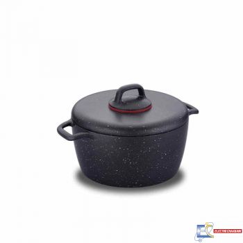 Faitout Korkmaz Gusto Plus 26x1 cm - 6.5 Litres - Noir - A1353