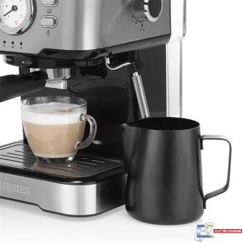 Cafetière expresso princess 249412 1100w - inox+ presse agrumes duo inox gratuite