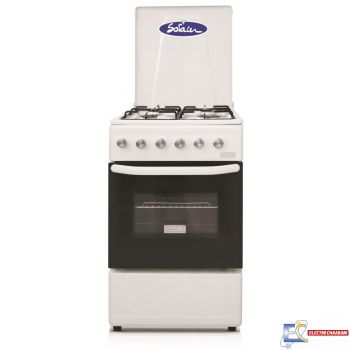 Cuisinière à Gaz SOTACER TGG1005W 50cm 4 Feux - Blanc