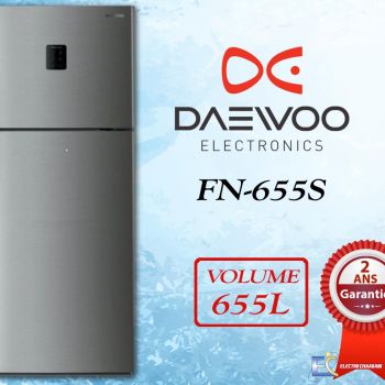 Réfrigérateur DAEWOO 655 L No Frost Inox - FN-655S