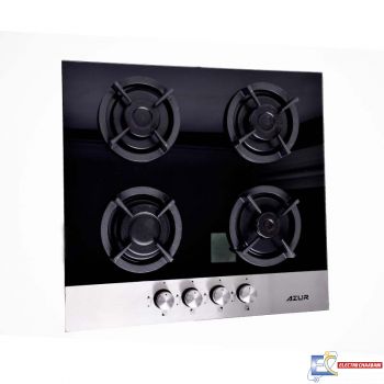 Plaque De Cuisson Azur AZ-6430 4 Feux 60Cm - Vitro Noir