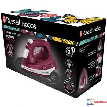 Fer à Repasser RUSSELL HOBBS Light & Easy Brights Mûre Violet - 24820-56