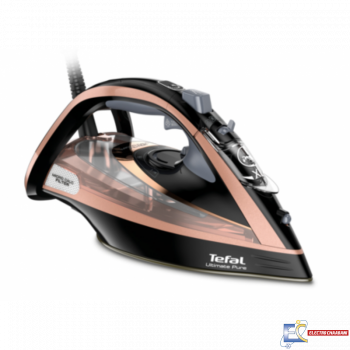 Fer a Vapeur TEFAL Ultimate Pure FV9845 - 3200 W - Noir & Gold