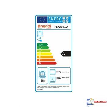 Four électrique ventilé multifonction Nardi Rustique 38L -Ivoir