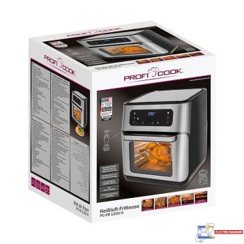 Friteuse Sans Huile PROFICOOK PC-FR1200H 11L - Noir&Silver