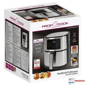 Friteuse Sans Huile PROFICOOK PC-FR1239H 5.5L - Noir&Silver