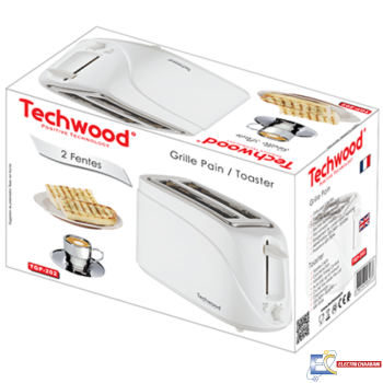 Grille Pain TECHWOOD TGP-202 700W - Blanc