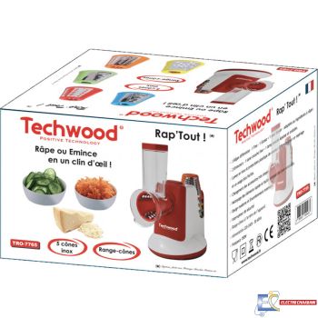 Hachoir Electrique Techwood TRO-7765 150 W - Rouge