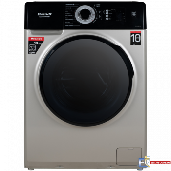 Lave linge Frontale Brandt BAM104QVSBL  10.5 ,KG - 1400 trs - Vapeur + Aspirateur Balai 2En1 Brandt ASB600R