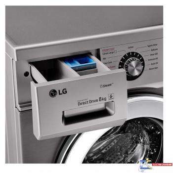 Lave linge Frontale LG 8Kg - Silver - FH4G6TDY6