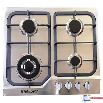 Plaque de Cuisson NewStar 76321 FONTE 60 cm Inox en Fonte