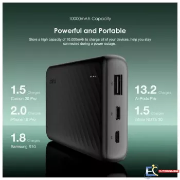 Power Bank ORAIMO OPB-P5101 10000 mAh - Noir