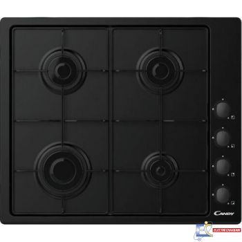 Plaque de cuisson CANDY 4 feux -Noir CHW6BLB