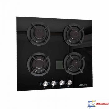 Plaque De Cuisson Azur AZ-6425 4 Feux 60Cm - Vitro Noir