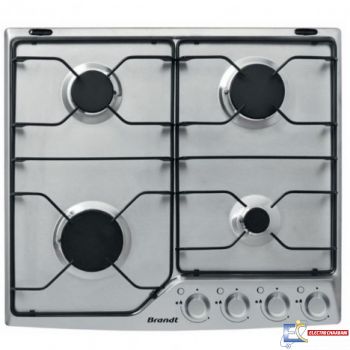 Plaque de Cuisson BRANDT 4 Feux - 60 cm - Inox - BPE8610X