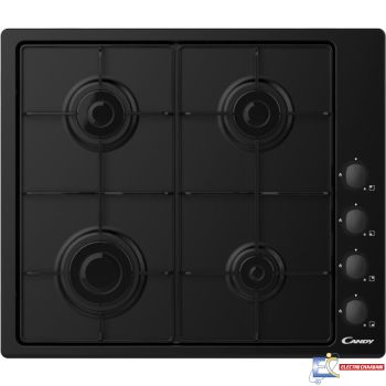 Plaque de cuisson CANDY 4 feux 60 cm -Noir - CHW6LBB