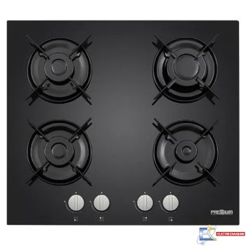 Plaque De Cuisson Encastrable Premium AP1640.BS03 4 Feux 60Cm - Noir