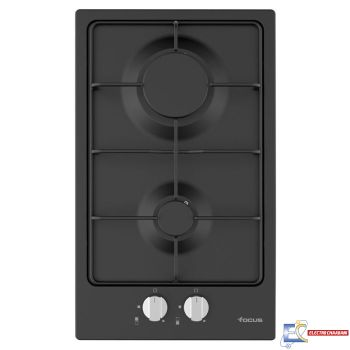 Plaque de Cuisson Encastrable FOCUS F813B 2 Feux 30cm - Noir