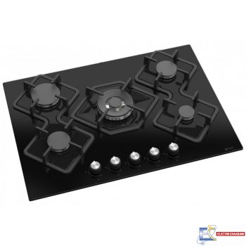 Plaque de Cuisson FRANCO 70353-BF 5 Feux 70 cm Noir