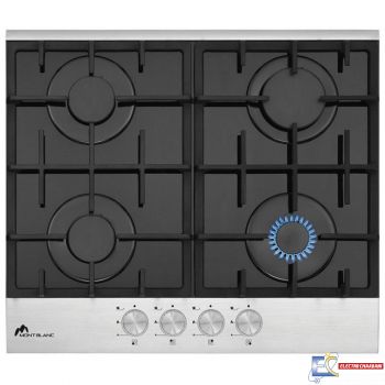 Plaque de cuisson MontBlanc PDS60 - 60cm - Vitrée Inox