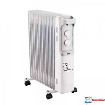 Radiateur Bain d'Huile COALA BH2500 11 Éléments 2500W - Blanc