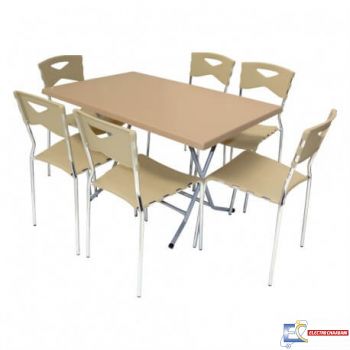 TABLE PLIANTE RECTANGULAIRE 120×80 cm WERZALIT - Marbrer - TC0060MB