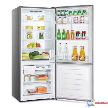Réfrigérateur Combinée Hisense RM-55WC Inverter 420L - NoFrost - Silver