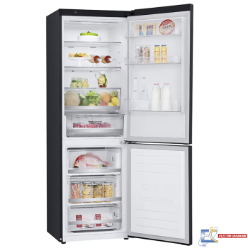 Réfrigérateur Combiné LG GR-B459NQFM 374 Litres NoFrost - Noir Mate