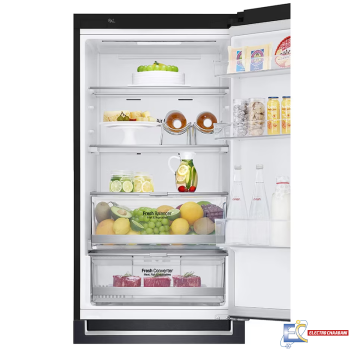 Réfrigérateur Combiné LG GR-B459NQFM 374 Litres NoFrost - Noir Mate