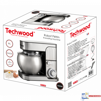 Robot Pétrin TECHWOOD TRO-1600 1300W - Inox