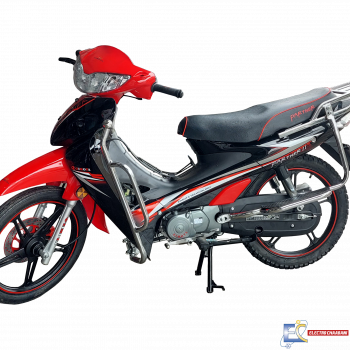 Motocycle ZIMOTA Partner 2 - 109cc - Rouge ( CARTE GRISE )